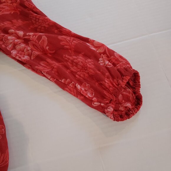 Anthropologie Akemi + Kin Coconino Floral Button Down Blouse Size Lg NWOT - Picture 6 of 11